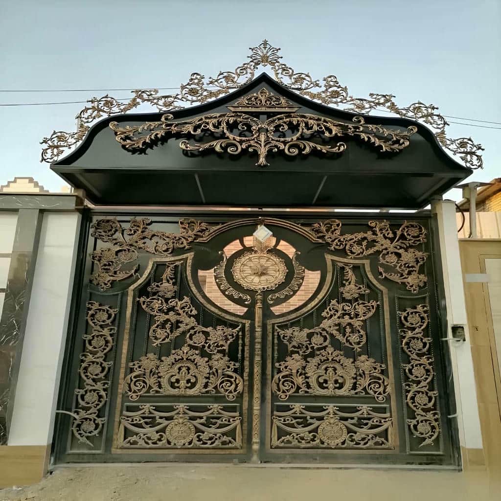 درب پارکینگ حیاط در بندر لنگه