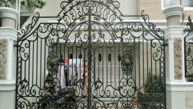 درب پارکینگ حیاط در استان گلستان