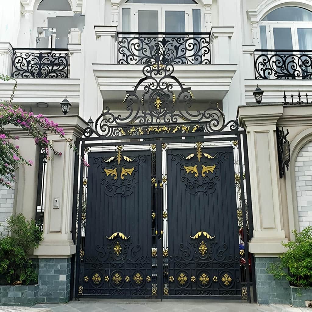 نصب درب پارکینگ حیاط مدرن در محمدشهر