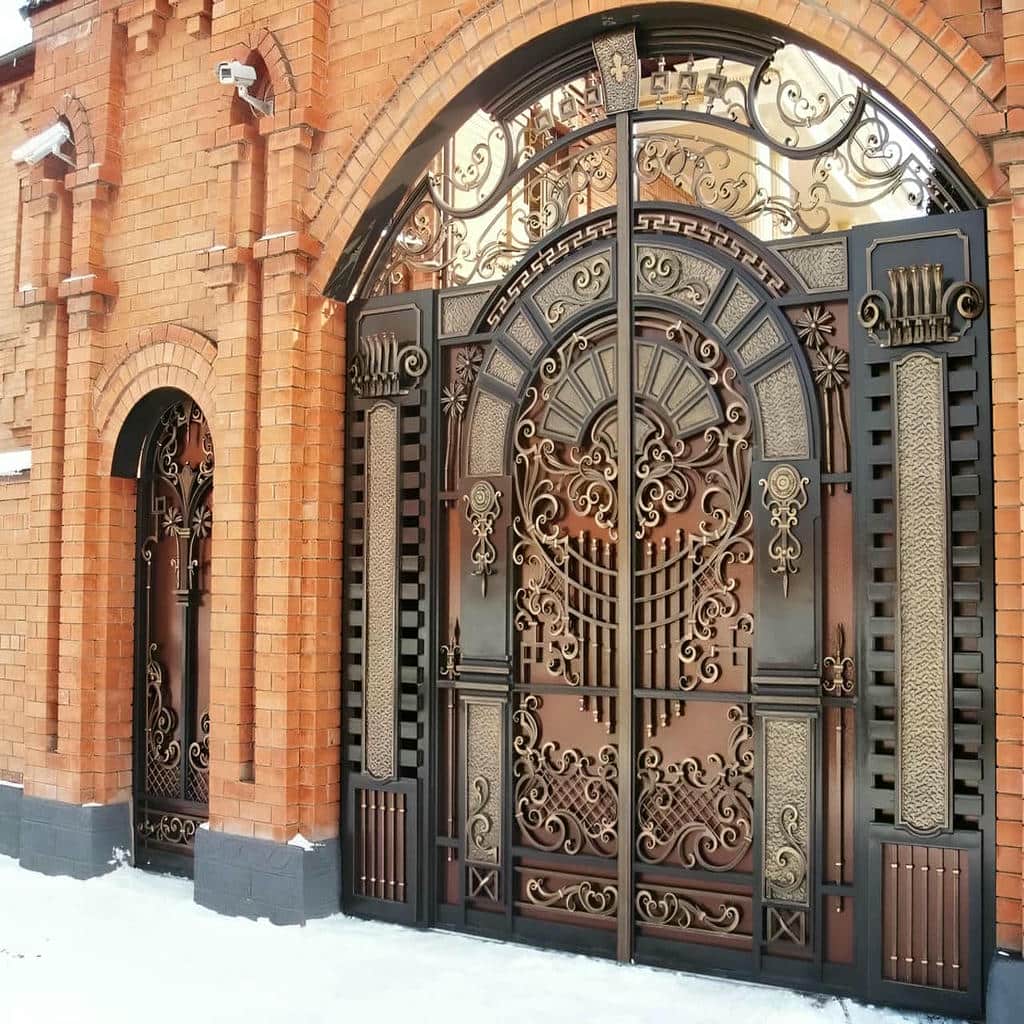 نصب درب پارکینگ حیاط مدرن در ساری