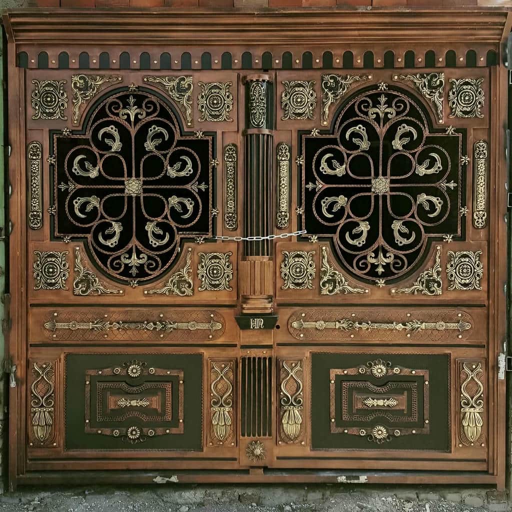 خرید درب پارکینگ حیاط ساده در لواسان