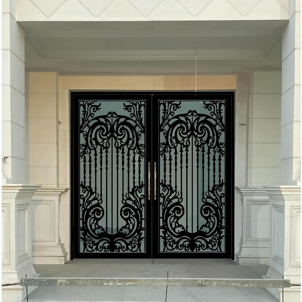 نصب درب پارکینگ حیاط مدرن در محمودآباد