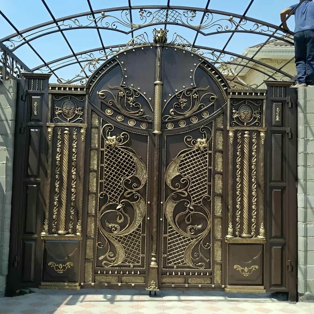 قیمت درب پارکینگ حیاط ویلایی در کرمان
