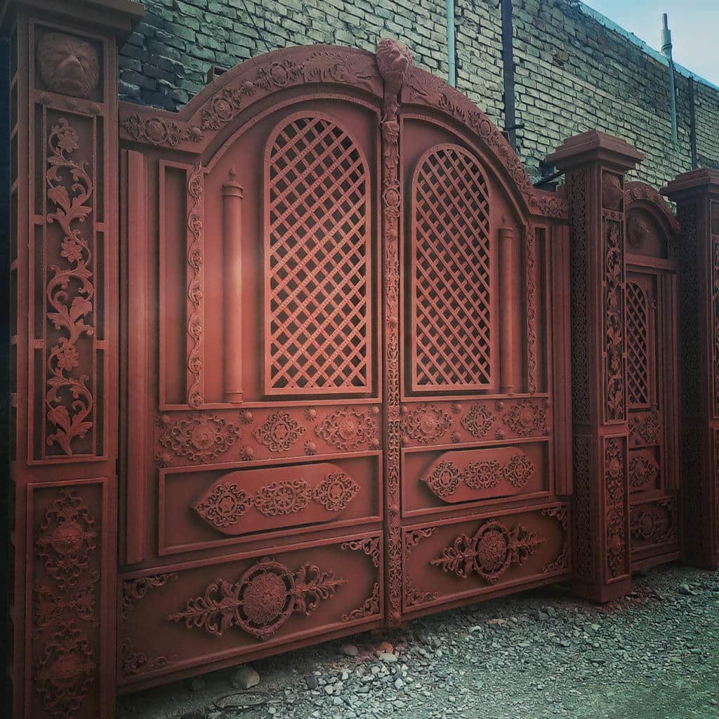 فروش درب پارکینگ حیاط فرفورژه در مشهد