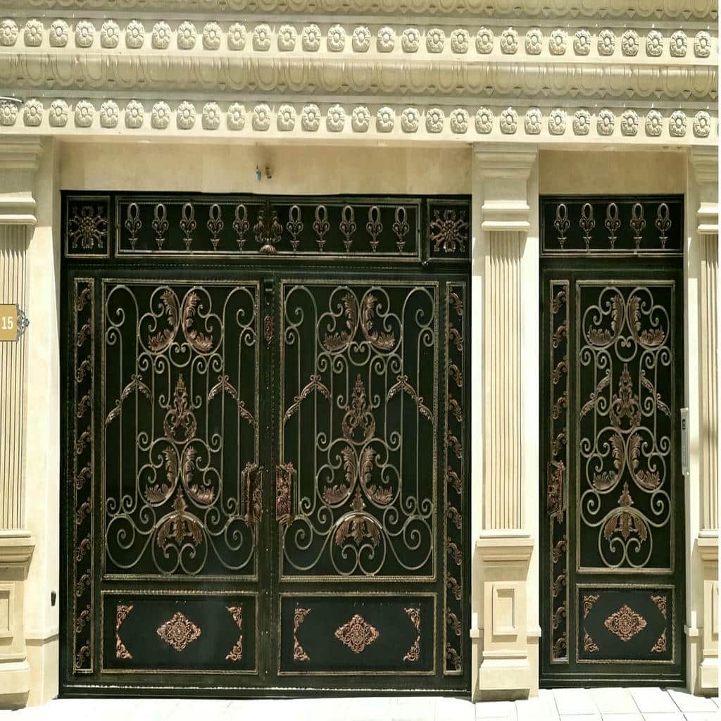 کارخانه درب پارکینگ حیاط یراق مقاوم در نظرآباد