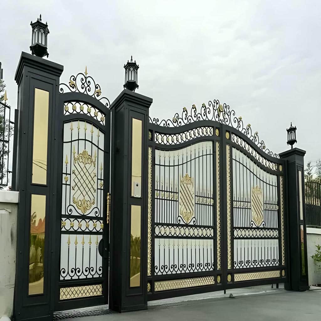 قیمت درب پارکینگ حیاط ساده در مهرشهر کرج