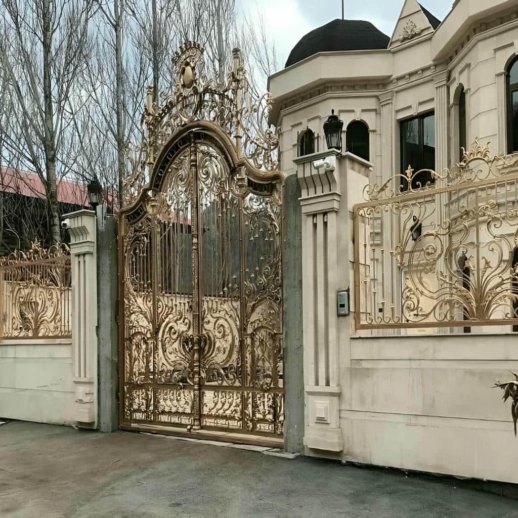 کارخانه درب پارکینگ حیاط یراق استاندارد در پردیس