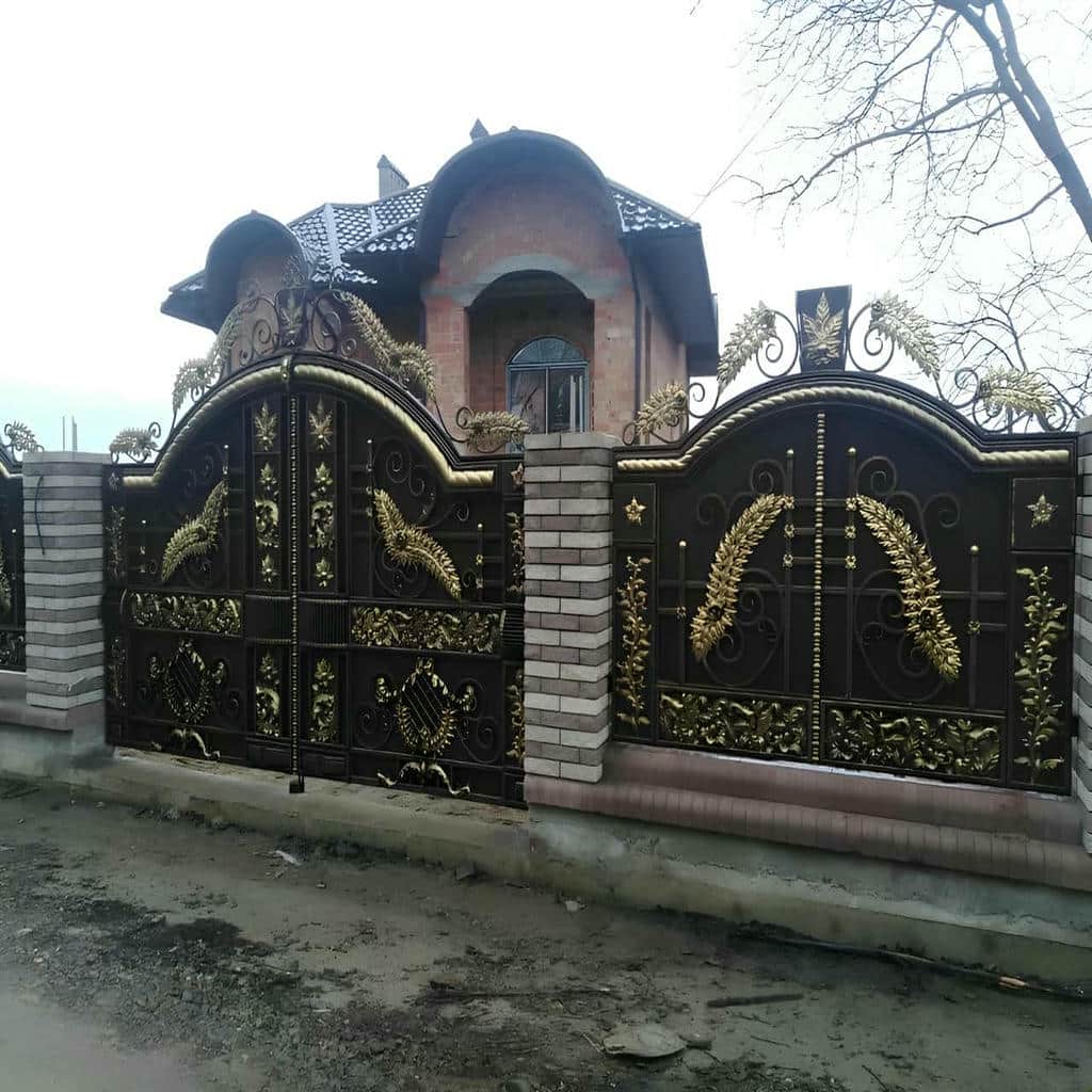 قیمت درب پارکینگ حیاط فرفورژه در دماوند