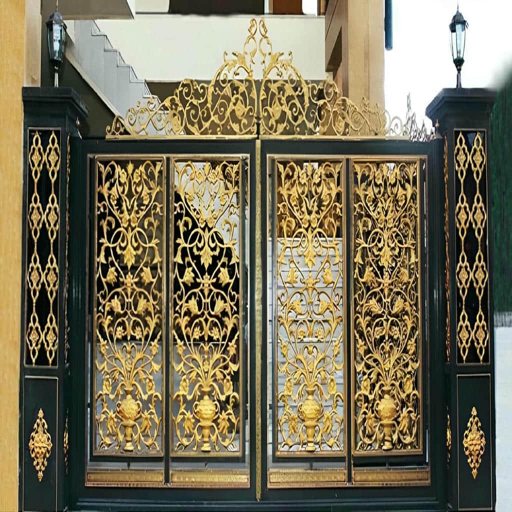 کارخانه درب پارکینگ حیاط باغ در قم