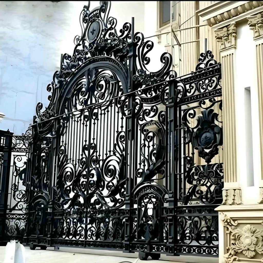 قیمت درب پارکینگ حیاط فرفورژه در نسیم شهر