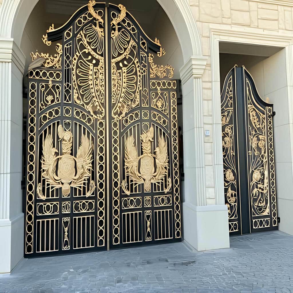درب پارکینگ حیاط در قائمشهر