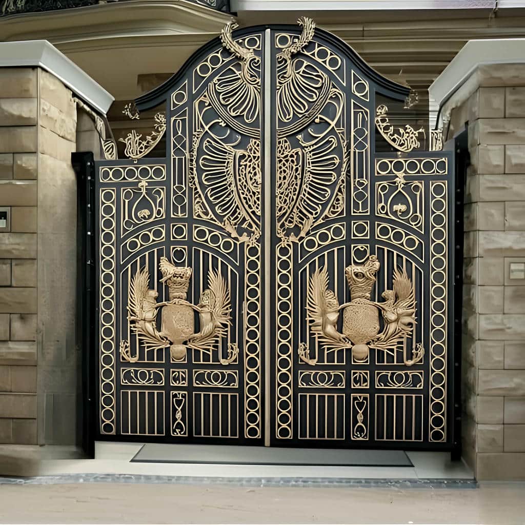 نصب درب پارکینگ حیاط مدرن در اشتهارد