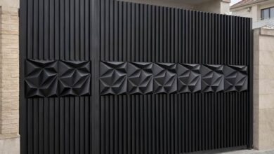 درب پارکینگ حیاط در ایلام