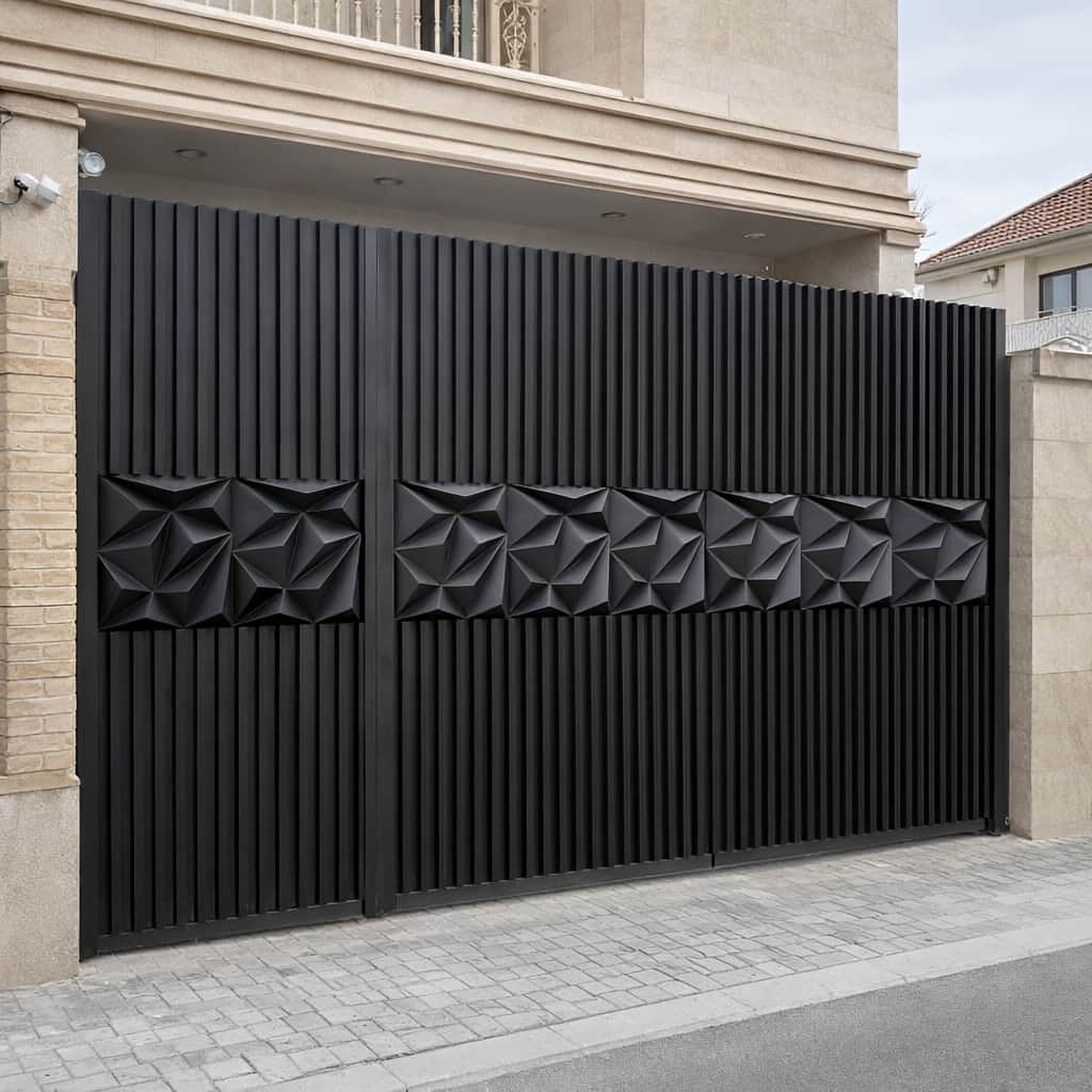 درب پارکینگ حیاط در ایلام