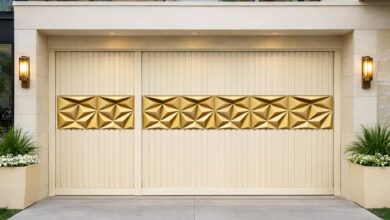 درب پارکینگ حیاط در اردبیل