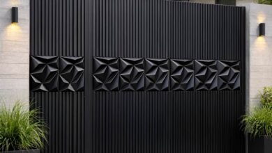 درب پارکینگ حیاط در همدان