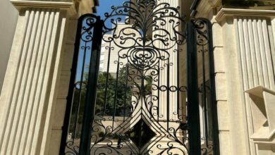 درب پارکینگ حیاط در سنندج