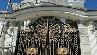 درب پارکینگ حیاط در دماوند