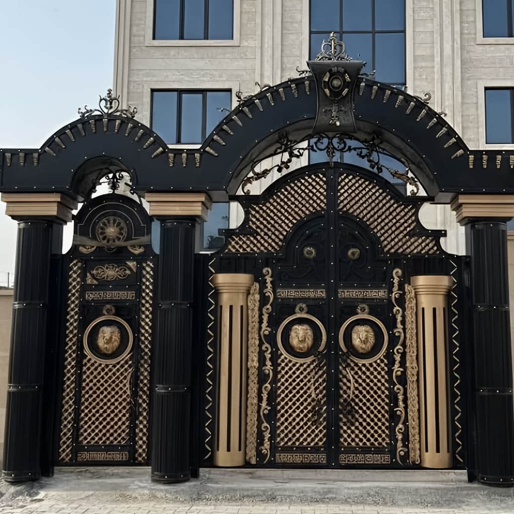 درب پارکینگ حیاط در آبسرد