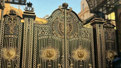 درب پارکینگ حیاط در تبریز
