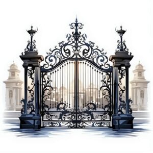 درب پارکینگ حیاط در نوشهر