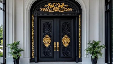 درب پارکینگ حیاط در سقز