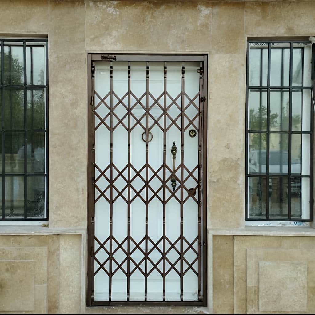 حفاظ ساختمان با نصب تراز روی چهارچوب درب