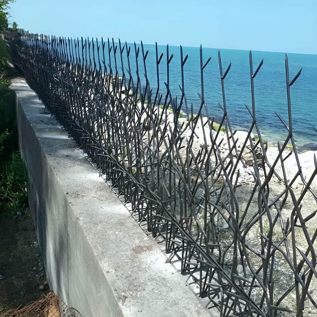 حفاظ شاخ گوزنی با برش دقیق میلگردها