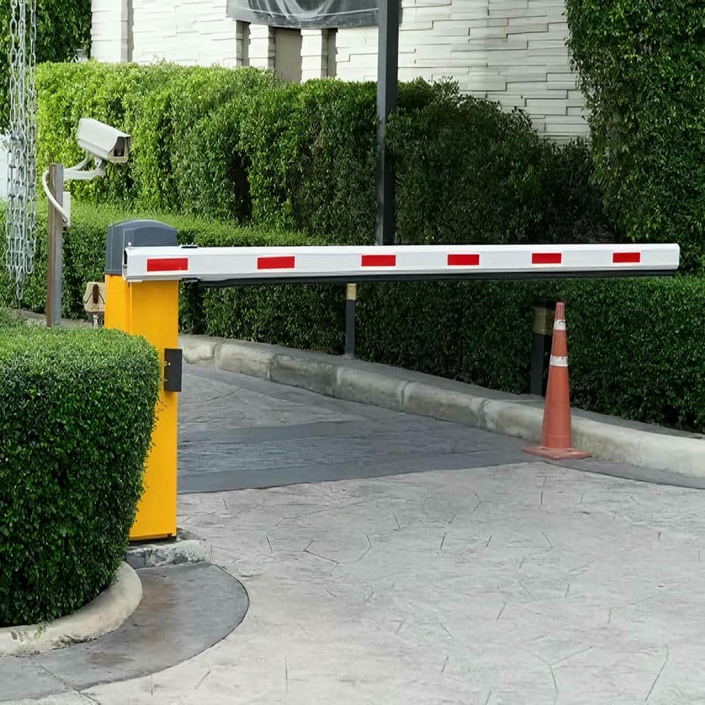 راهبند بازویی با سنسور ایمنی برای کاهش خطر برخورد
