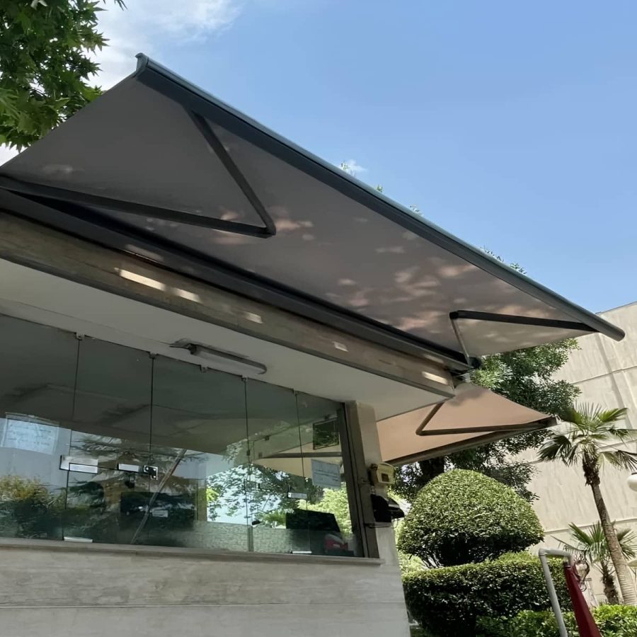 سایبان برقی جمع و جور برای فضاهای کوچک