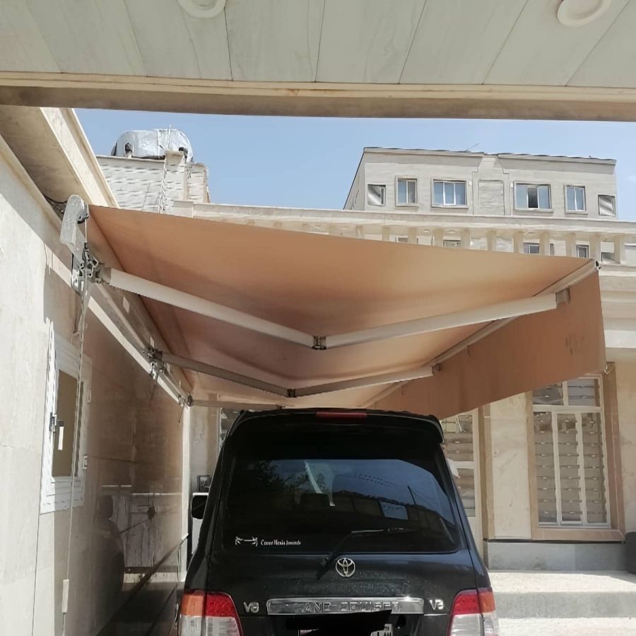 سایبان برقی با سیم کشی برق ایمن و استاندارد