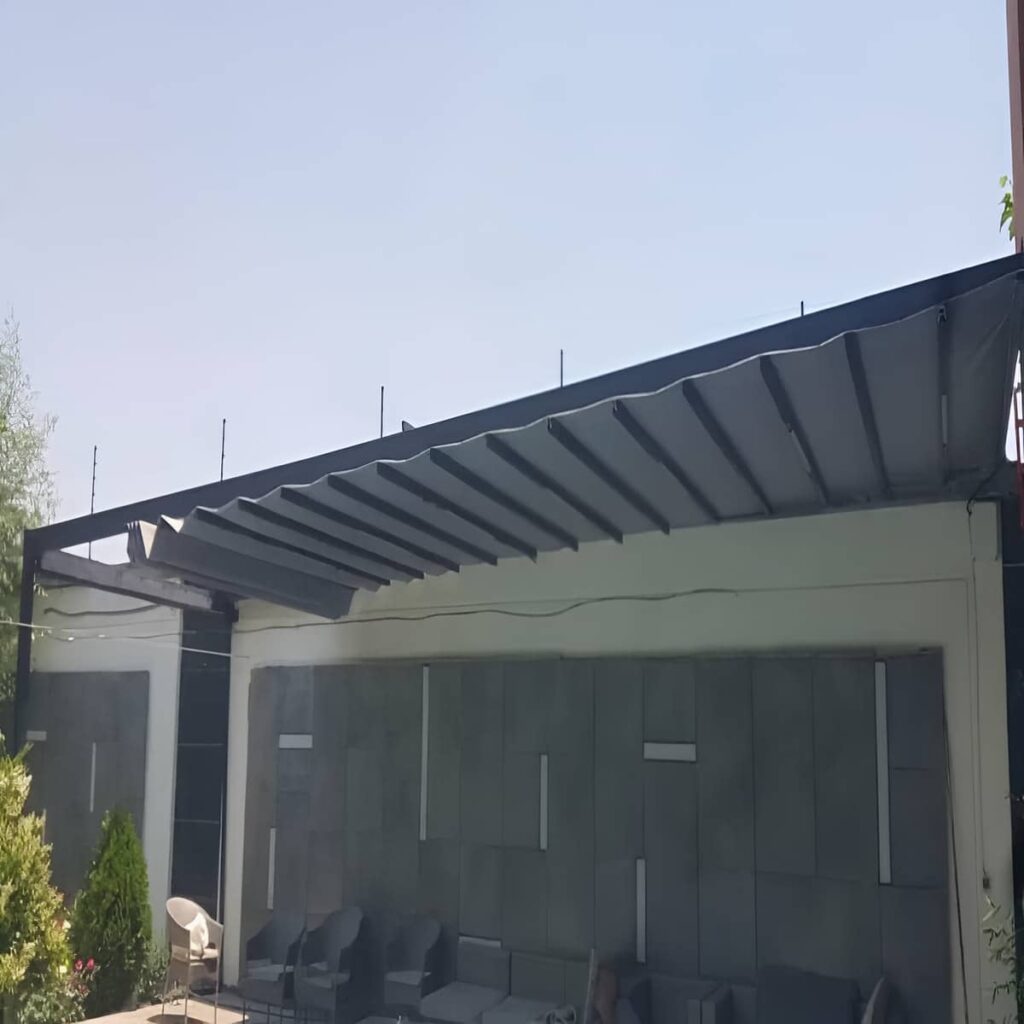 قیمت سقف متحرک روف گاردن با تجهیزات کامل