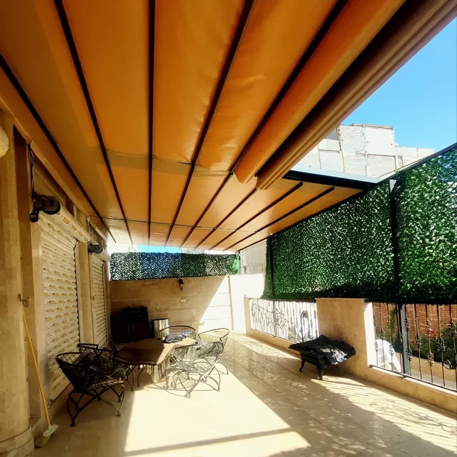 سقف برقی شیشه‌ای لوکس با موتور اتوماتیک