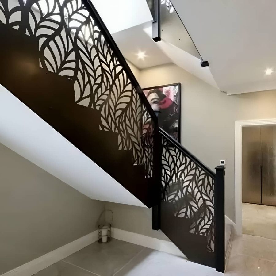نرده سی ان سی طرح سفارشی با زیرسازی فلزی محکم