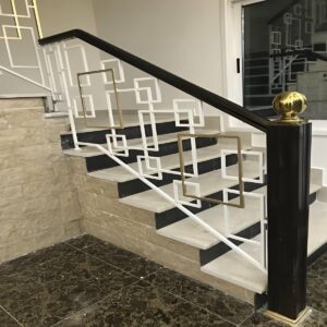 نرده سی ان سی حیاط و محوطه