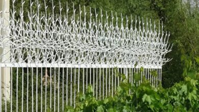 حفاظ شاخ گوزنی خاردار برای ایمنی دیوار