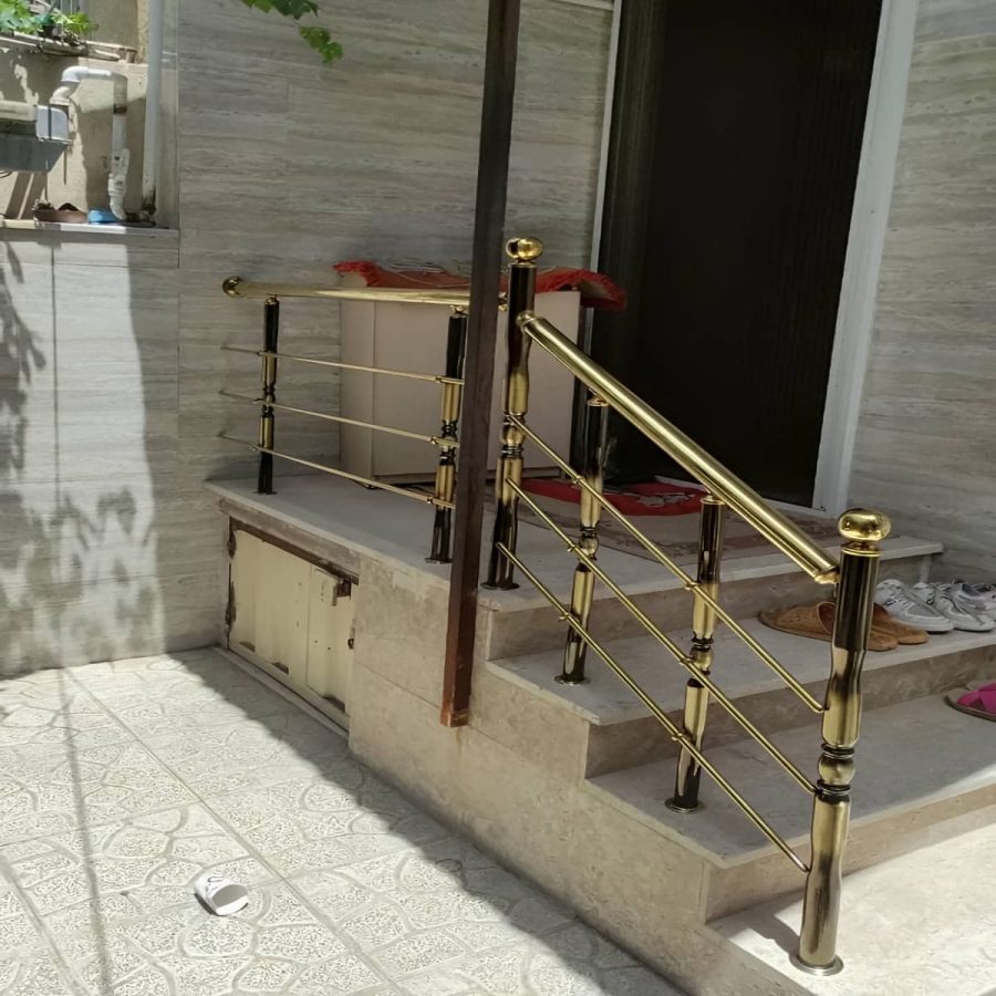 نرده استیل 304 ضدزنگ با جوش پرداخت شده