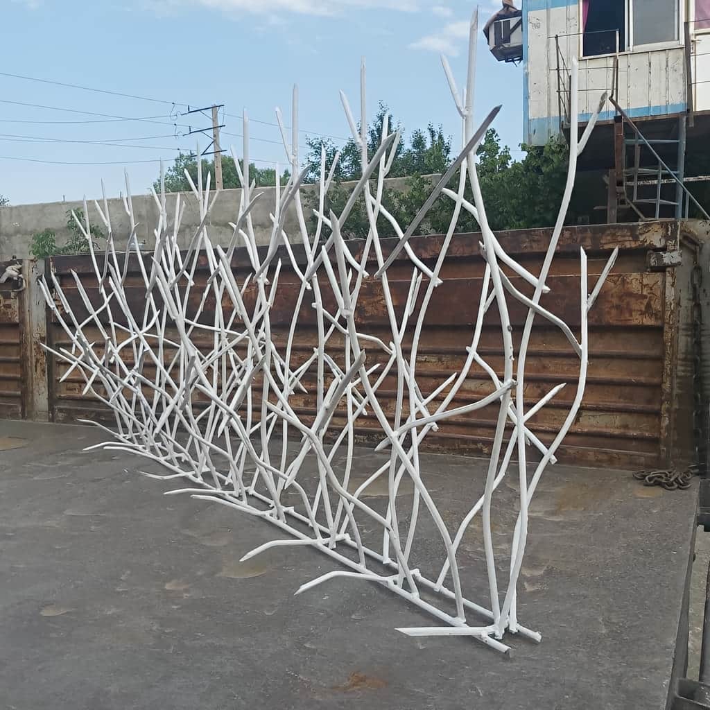 قیمت حفاظ حیاط با مقایسه تراکم و قطر میلگرد