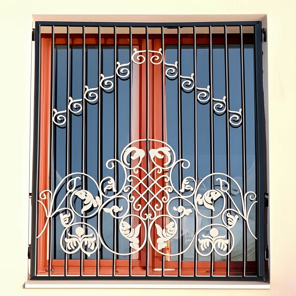 ساخت حفاظ پنجره طرح دار لیزری با ورق ضخیم