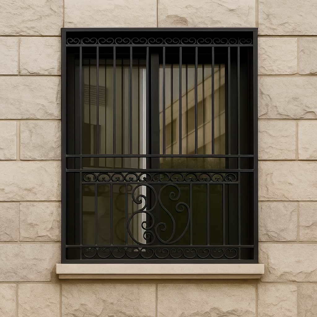 حفاظ پنجره لیزری با نقش اسلیمی کلاسیک