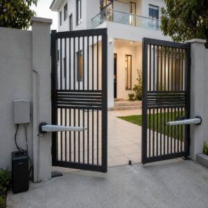 13 مدل درب اتوماتیک ریلی حیاط