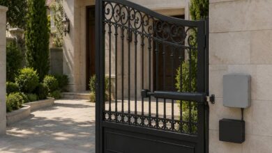 6 مدل درب برقی پارکینگ ریلی