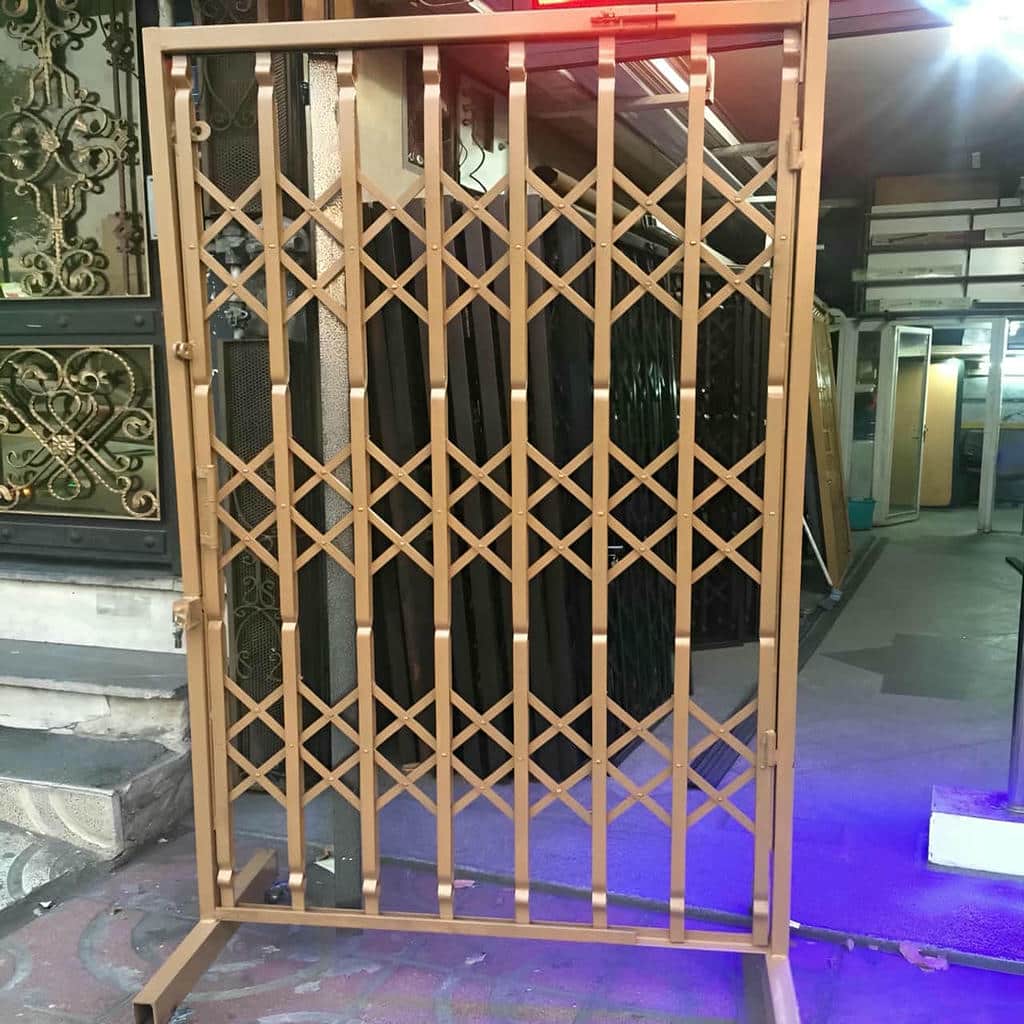 سفارش درب آکاردئونی ضد سرقت آپارتمان با قفل مخفی