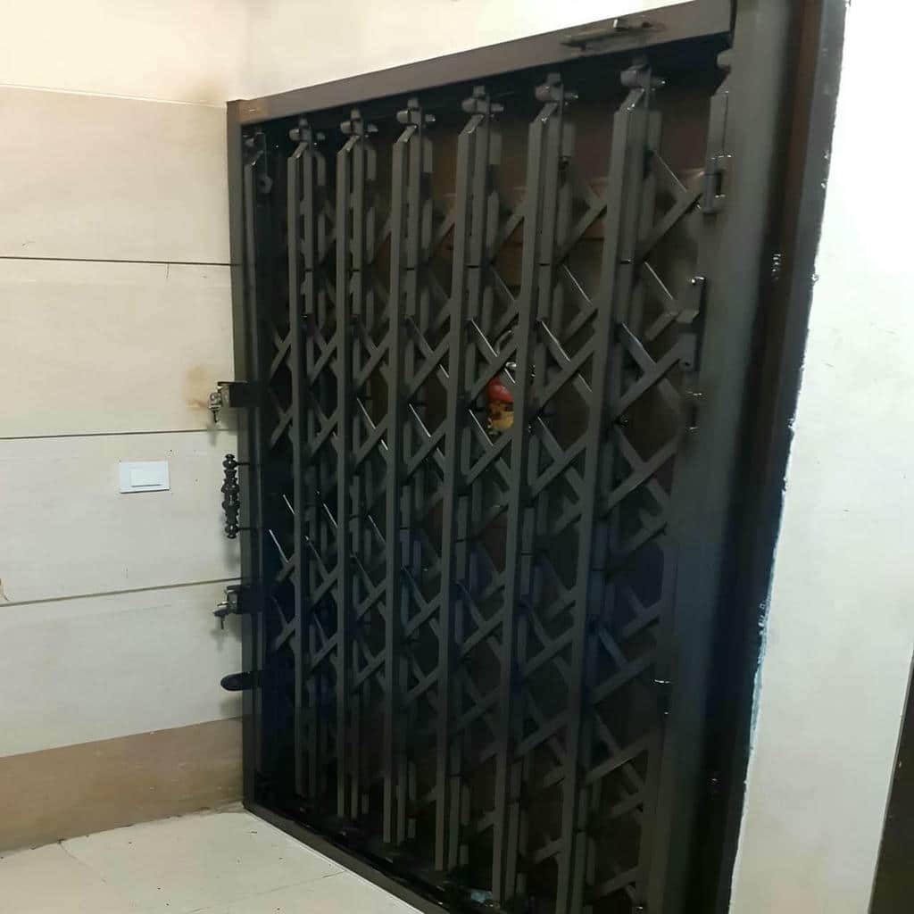 ساخت حفاظ آکاردئونی کم جا راهرو با تسمه پهن