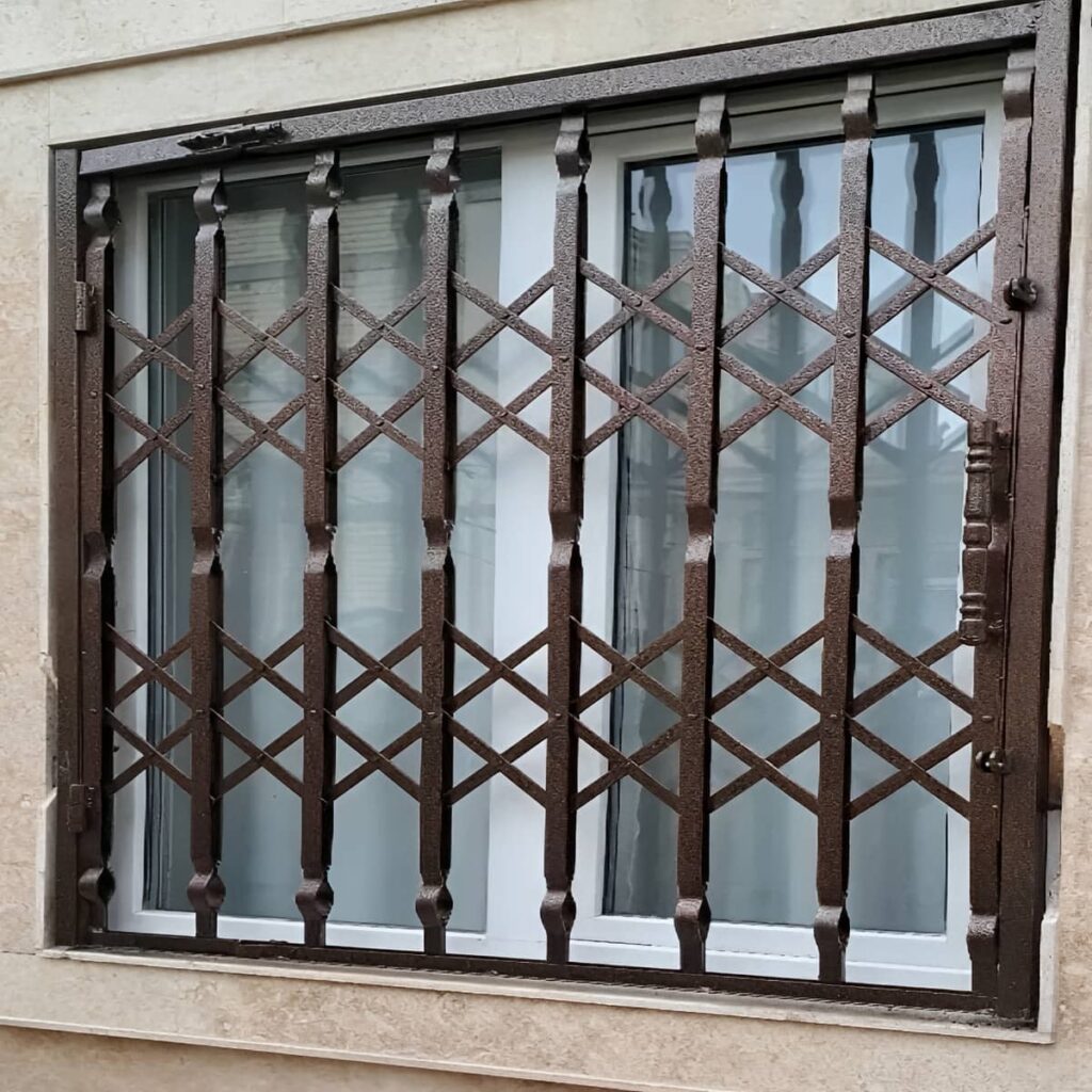 خرید درب آکاردئونی برای واحد اداری با چرخ بلبرینگی