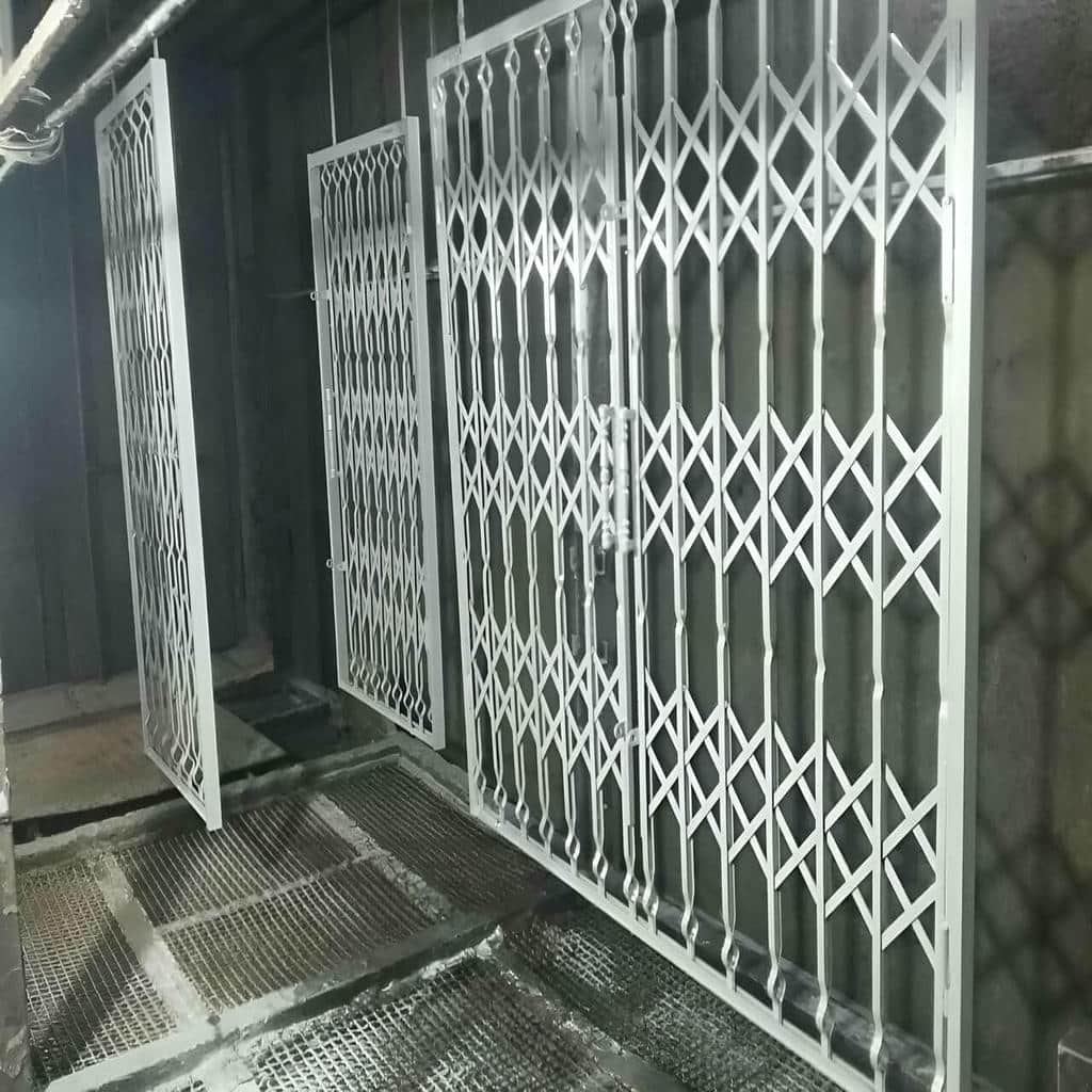 فروش درب ریلی آکاردئونی کم جا مدل تکطرفه