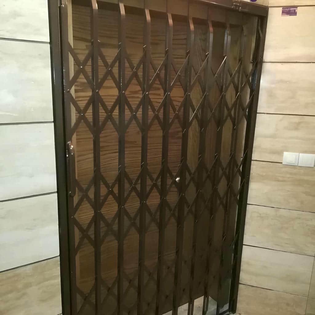 تولید حفاظ آکاردئونی مجتمع با رنگ کوره‌ای