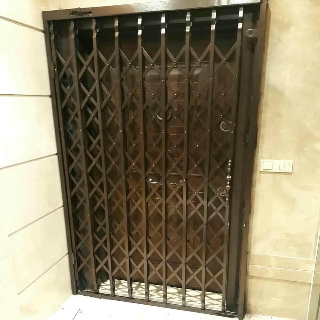 قیمت درب حفاظ فلزی ورودی واحد بر اساس متریال