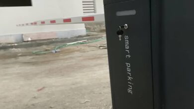 6 نمونه راهبند پارکینگ بازویی ورودی مجتمع