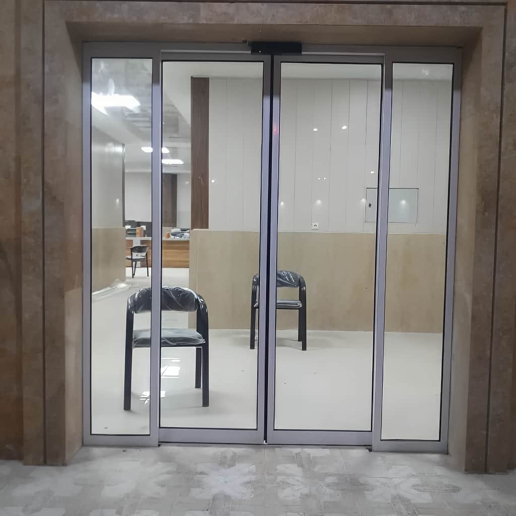 فروش درب اتوماتیک شیشه ای دولَت مناسب تردد بالا